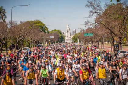 La ya clásica bicicleteada de los domingos en Expo Bici & Run