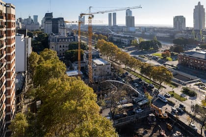 La zona con verde y agua concentra dos de los emprendimientos más importante que la ciudad tiene en construcción