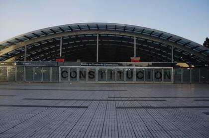 La zona de Constitución sin movimiento desde muy temprano