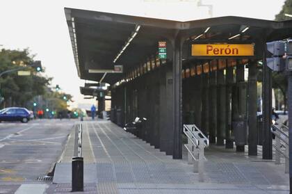 La zona de Constitución sin movimiento desde muy temprano