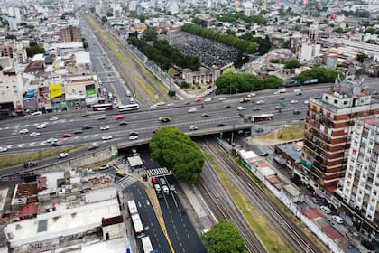 La zona de Liniers con muy poco movimiento