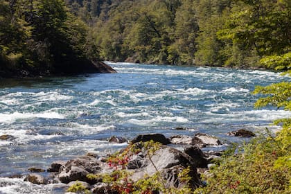 La zona de Palanganas, donde se forman pozones.