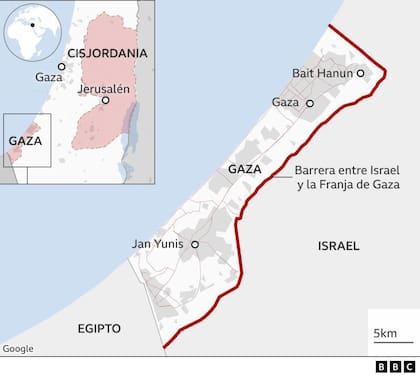 La zona del conflicto