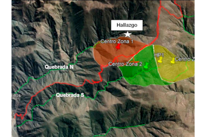 La zona del Pacuy adonde encontraron a Analía con vida, después de estar perdida en la montaña por más de 60 horas
