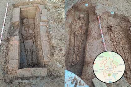 La zona tiene tumbas de tres períodos distintos. ( Canva-