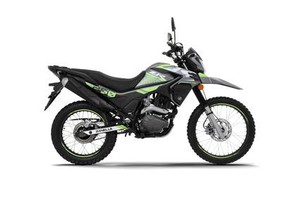 La ZR250 también se ofrece en "Silver Green"