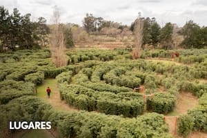 Laberinto Pampa, en San Antonio de Areco.
