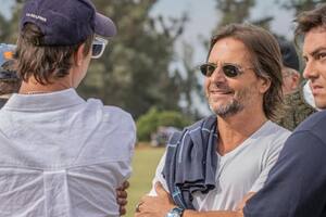 Lacalle Pou durante un evento de polo