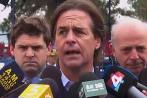 Lacalle Pou en conferencia de prensa esta tarde