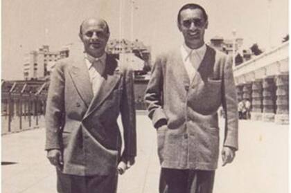 Ladislao Biro y su socio Juan Meyne, cuyos apellidos combinados dieron el nombre al invento: birome