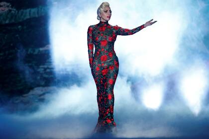Lady Gaga cantó en uno de los shows