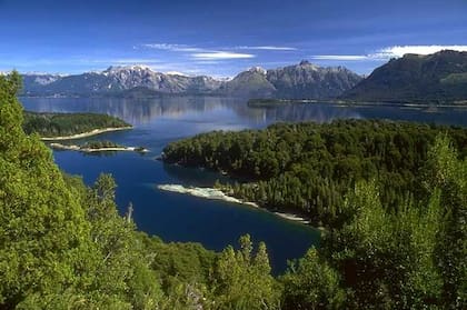 Lago Nahuel Huapi, en Bariloche, Río Negro