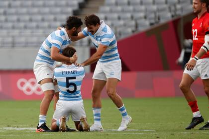 Lágrimas y emoción en el festejo de Lo Pumas