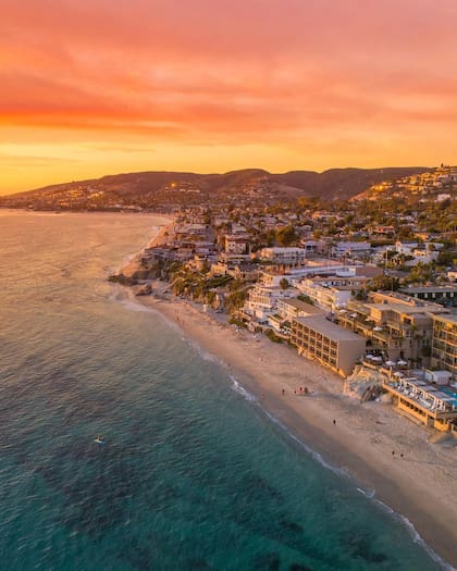 Laguna Beach, una hermosa playa ubicada entre Los Ángeles y San Diego en la costa sureste de California