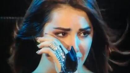 Lali Espósito, emocionada