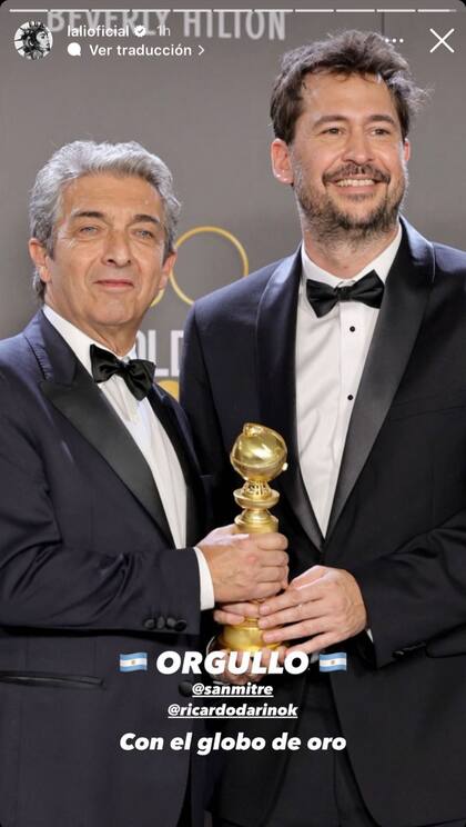 Lali Espósito celebró el premio (Foto: Instagram/@lalioficial)