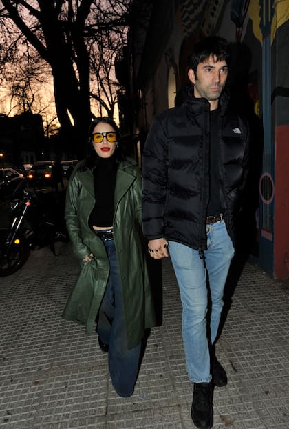 Lali Espósito, confesa admiradora del genio del bigote bicolor, fue una de las figuras que disfrutaron del exclusivo show junto a su novio, el conductor Pedro Rosemblat