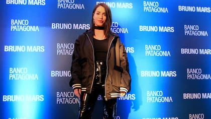 Lali Espósito disfrutó del recital con su novio, Santiago Mocorrea