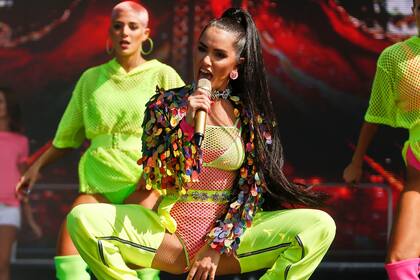 Lali Espósito fue una de las más convocantes de la tarde