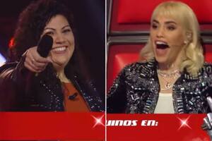 Lali Espósito mostró mucha alegría tras ser escogida por la participante Fernanda Romero