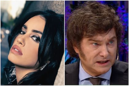 Lali Espósito y Javier Milei