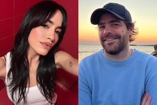 Lali y Peter juntos en el estreno del documental de Netflix de la cantante