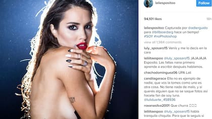 Lali Espósito y una producción muy sensual