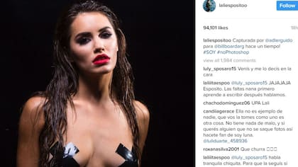 Lali Espósito y una producción muy sensual