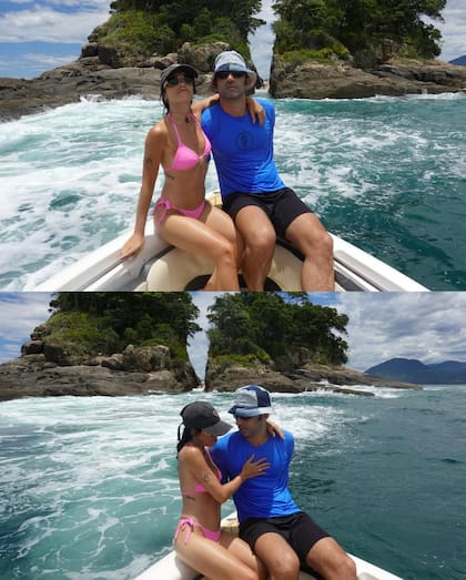 Lali y Pedro Rosemblat, enamorados en Brasil