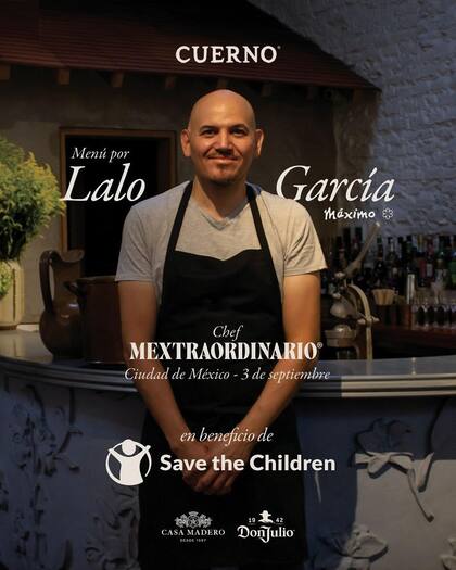 Lalo García es embajador de Save The Children (Instagram @eduardogarciaguzman)