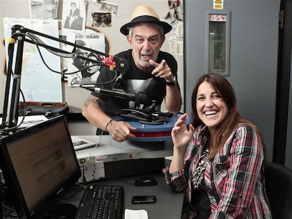 Lalo Mir y Maju Lozano, en La 100