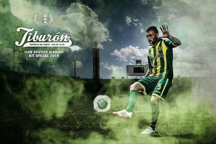 Lamberti, en una vieja gráfica de Aldosivi