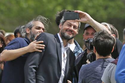 Matías Lammens, luego del acto