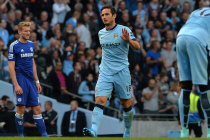 Lampard selló el 1-1 entre Manchester City y Chelsea