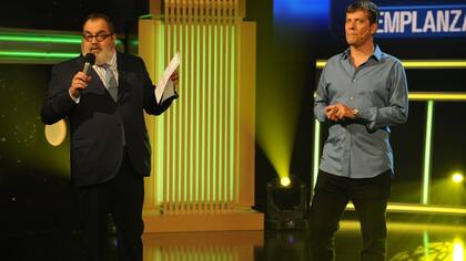 Lanata, el conductor, y Pergolini, el jurado