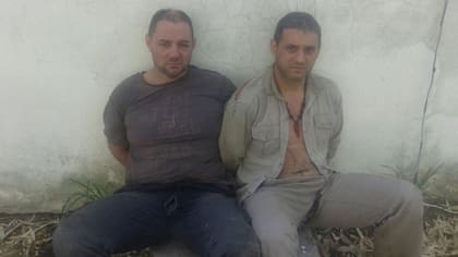 Lanatta y Schillaci, tras la detención en Santa Fe