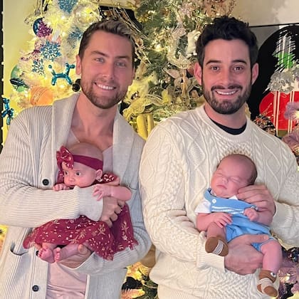 Lance Bass y su marido, Michael Turchin, fueron padres en el 2021