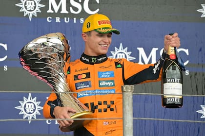 Lando Norris ganó en Brasil y se consolidó como el único líder de la tabla de posiciones de pilotos