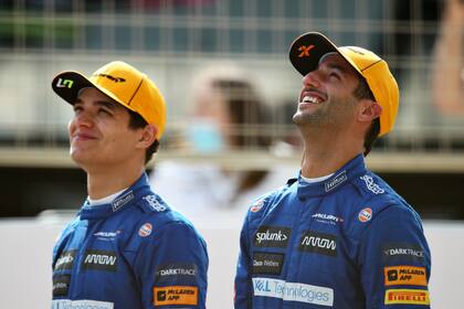 Lando Norris y Daniel Ricciardo, la fórmula de McLaren para este año; en su tercera temporada en la Fórmula 1, el británico apabulla en rendimiento a su compañero, que desanda la undécima