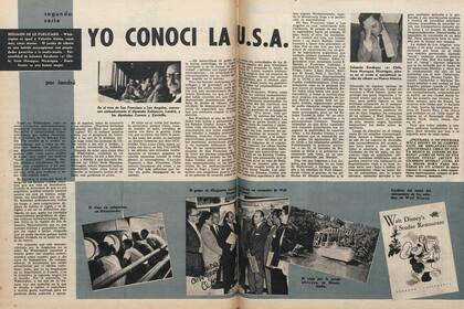 "Yo conocí la U.S.A": la crónica del viaje, según Landrú