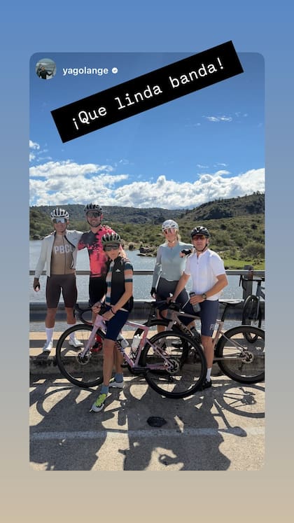 Lange y Viale fueron a San Luis con amigos