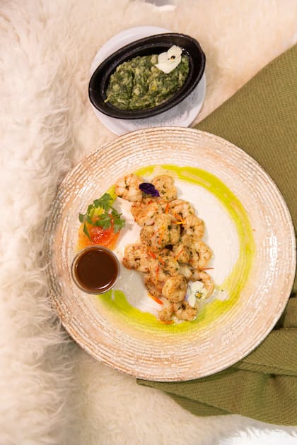 Langostinos a la plancha con salsa oriental, un hit de la carta en Reinamora
