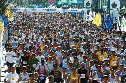 Largada Medio Maratón 1991