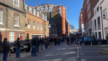 Largas colas para votar en Londres