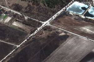Un enorme convoy ruso se acerca a Kiev y se extiende por varios kilómetros