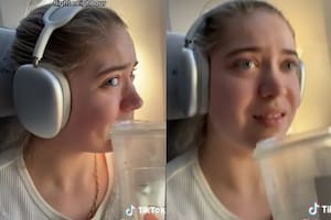 Larissa evidenció cuál es el momento que más sufre durante un vuelo