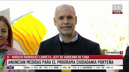 Larreta anuncia medidas para el programa ciudadanía porteña