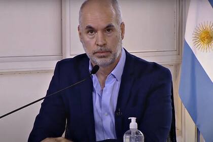 El jefe de gobierno porteño, Horacio Rodríguez Larreta