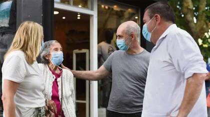 Larreta, en una recorrida por las calles de Mar del Plata junto al intendente Montenegro