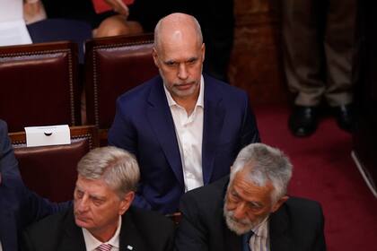 Larreta durante la apertura de sesiones ordinarias